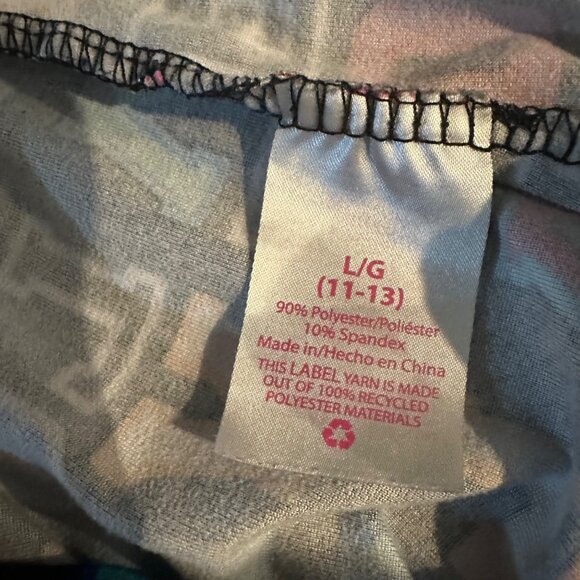 Colorful Love Print Leggings No Boundaries L/G (11-13) - Picture 5 of 5